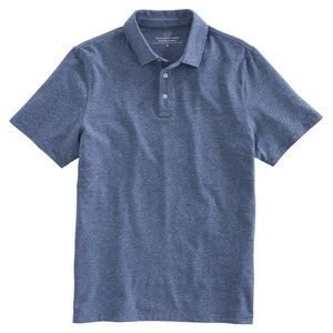 Vineyard Vines Heathered Blue Polo Shirt
